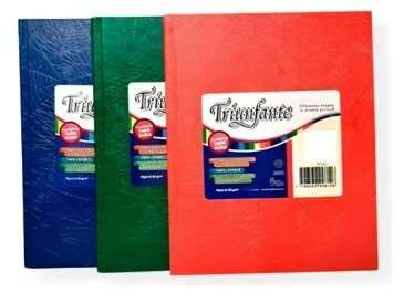 Producto - CUADERNO T/DURA 19x23 TRIUNFANTE FORRADO   48h
