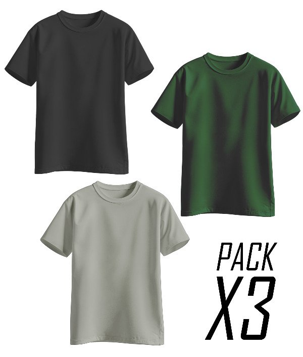 Producto - BASIC PACK X 3                                     oversize