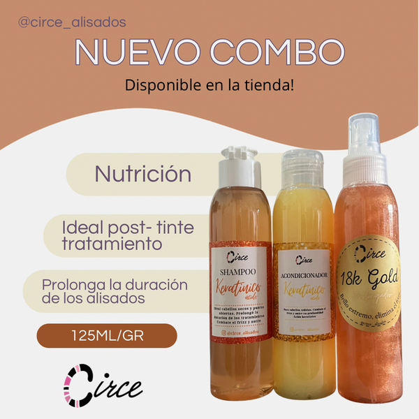 Producto - Combo ácido post alisado