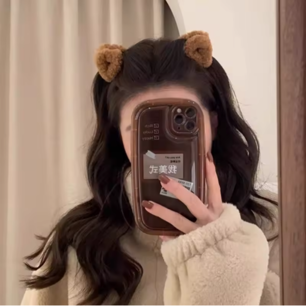 Producto - Plush Cat Ears Shape Hair Clips 1 par - 0