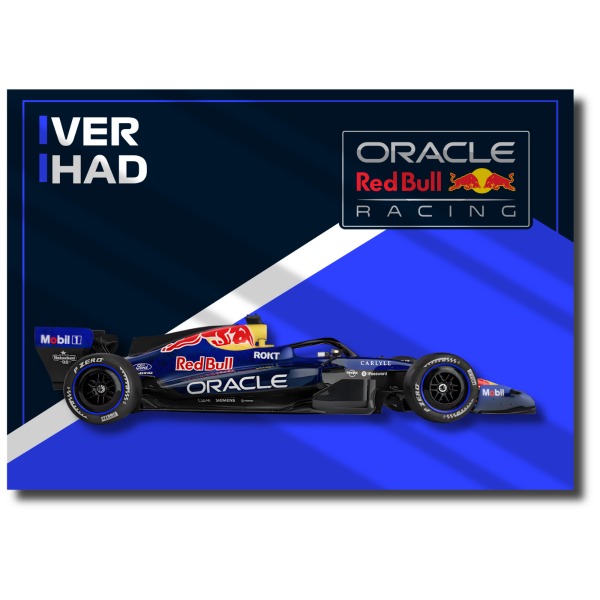 Producto - Póster Cartel de Chapa Red Bull F1 2026