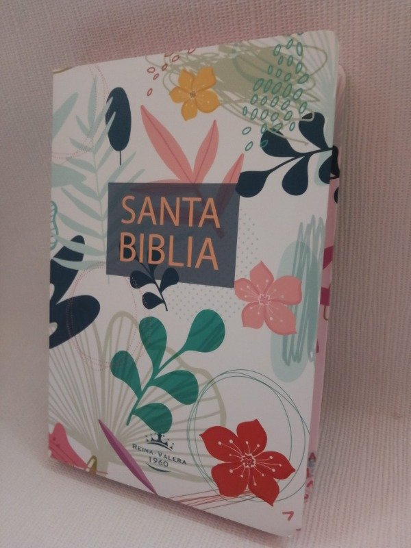 Producto - Biblia Reina Valera 1960 Letra grande DISEÑO florecer