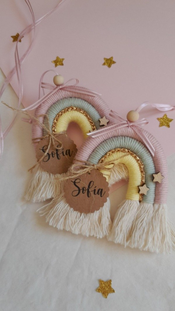 Producto - Mini arcoíris souvenir - unidad - con estrellitas