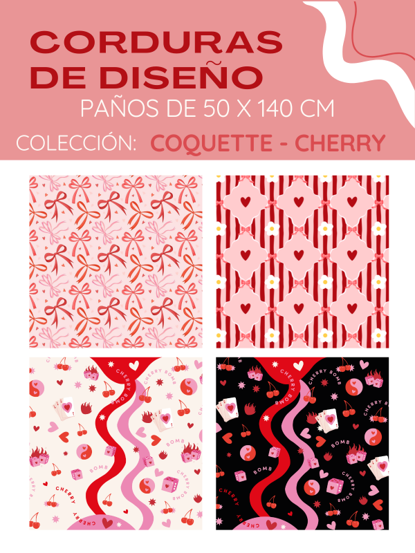Producto - PAÑOS CORDURAS DE DISEÑO - COLECION COQUETTE