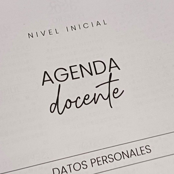 Producto - Agenda docente Nivel Inicial Varios - 0