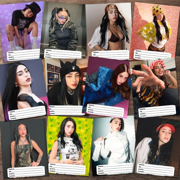 Producto - Diseños Digitales De Caratulas / Separadores Escolares De Nicki Nicole