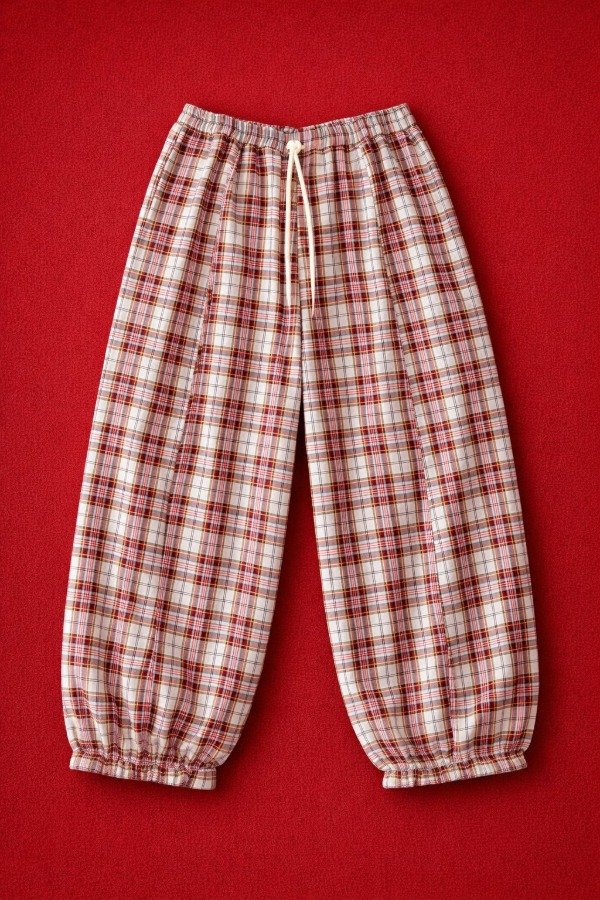 Producto - Pantalon Bufon Cuadros