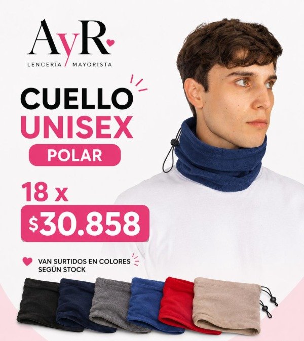 Producto - x18 - CUELLO POLAR UNISEX