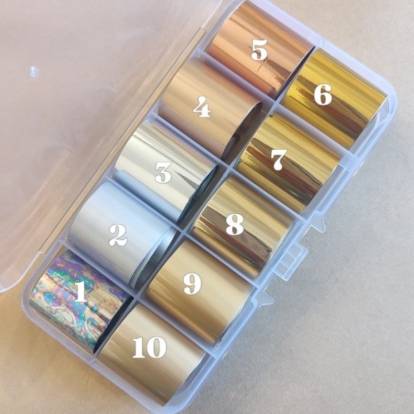 Producto - Foil A, dorado, plateado, cobre