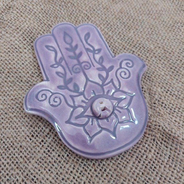 Producto - PORTA SAHUMERIO MANO DE FATIMA