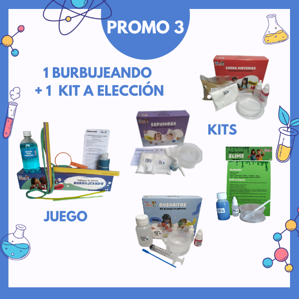 Producto - PROMO 3  - COMBO -  1 BURBUJEANDO + 1 KIT A ELECCIÓN