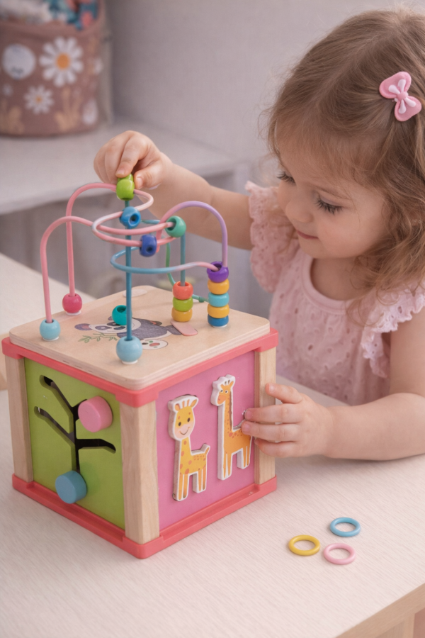 Producto - Cubo de madera didáctico Prono - 0