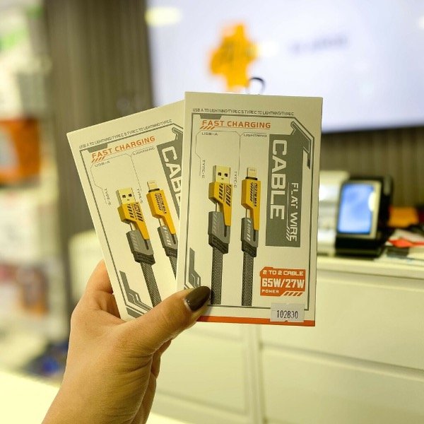 Producto - Cable 4 en 1 reforzado 65w ( 27 w iphone)