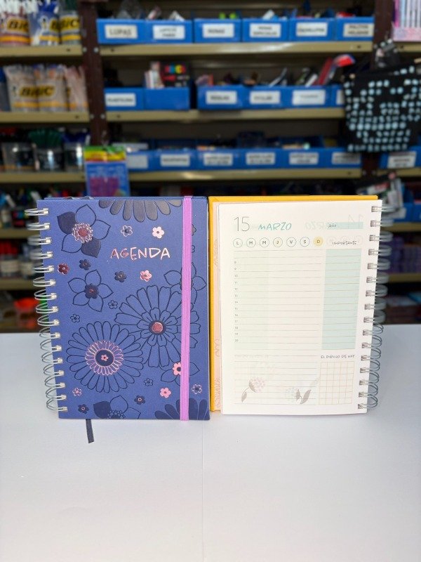 Producto - Agenda Diaria c/espiral R8 Perpetua 15x21cm - "Talbot" - 4