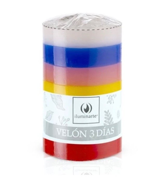 Producto - Velon 3 dias ilumin 7 colores 8x5 cm 1