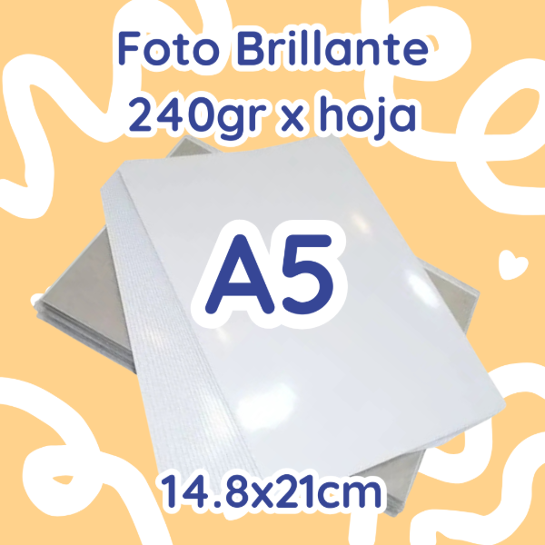 Producto - Foto Brillante 240gr - A5