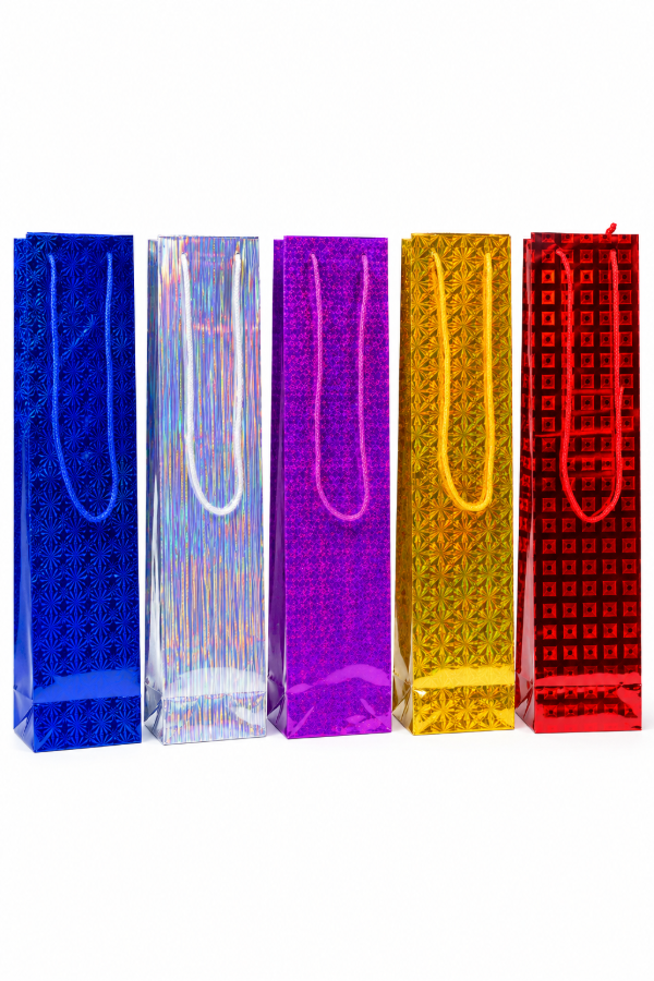 Producto - BOLSA P/VINO HOLOGRAMADA