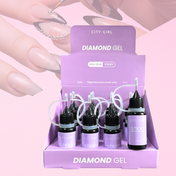 Producto - PEGAMENTO EN GEL PARA STRASS Y DIJES CON  PICO FINO