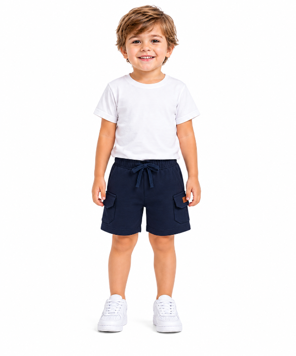 Producto - SHORT ALGODÓN RÚSTICO CARGO BEBÉ - 2