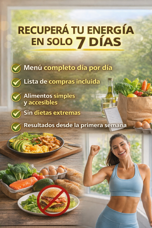 Producto - BASTA DE CANSANCIO - Plan de 7 días para recuperar tu energía - 2