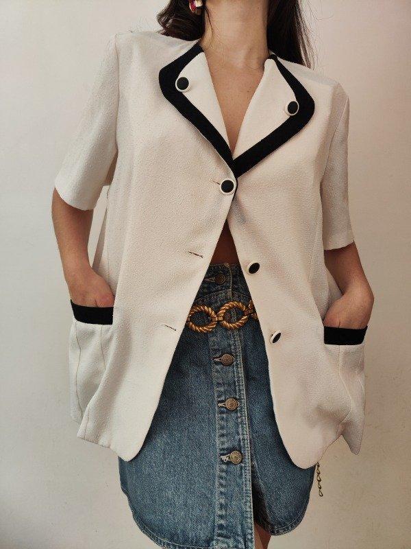 Saco blanco y negro — imagen 4