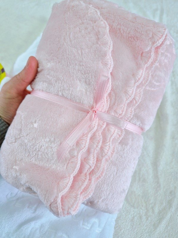 Producto - Manta plush rosa