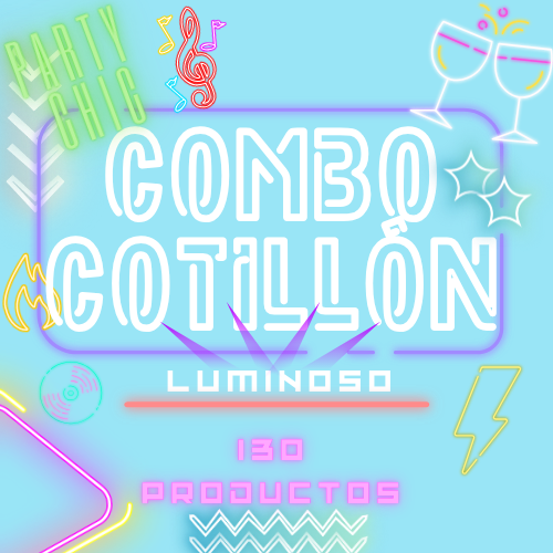 Producto - Combo cotillón 160 productos Luminoso