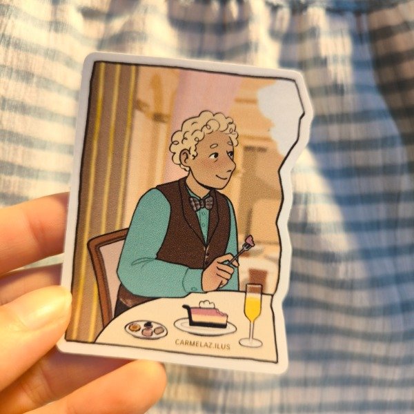 Producto - Sticker vinilo x2 - Good Omens - 1