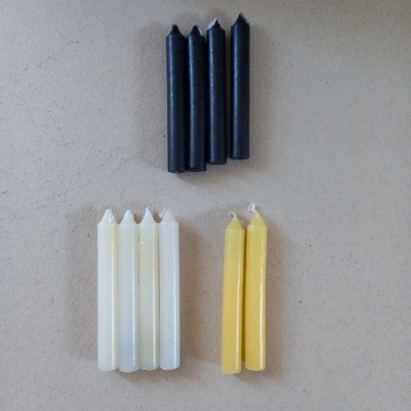 Producto - Velas de colores (precio por unidad)