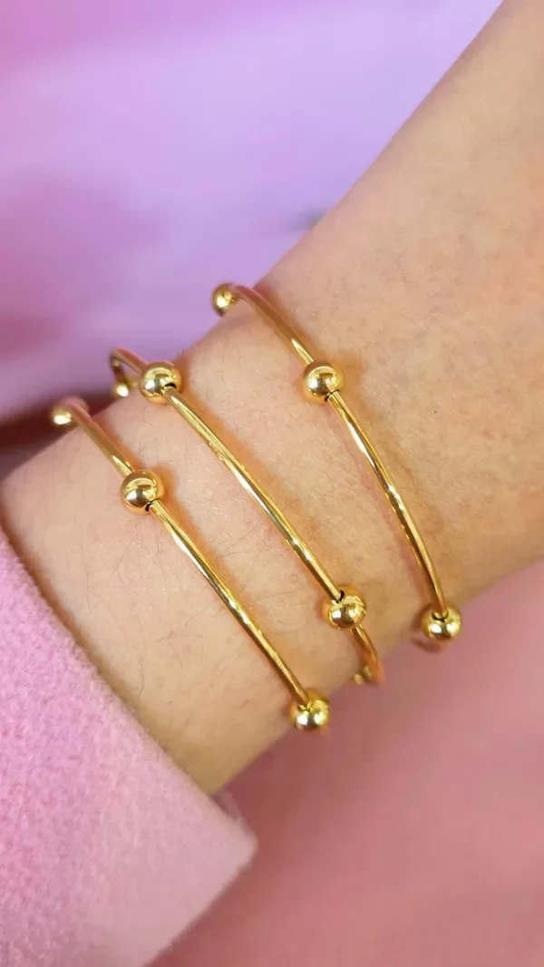 Producto - Esclavas con bolitas x3 AD