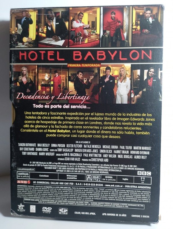 Producto - Hotel Babylon (primera temporada - 2006) - DVD - 1