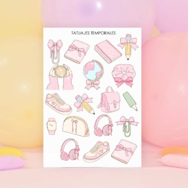 Producto - Tatuajes Temporales "Sweet Chic"