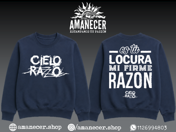Producto - Buzo cuello redondo Cielo Razzo