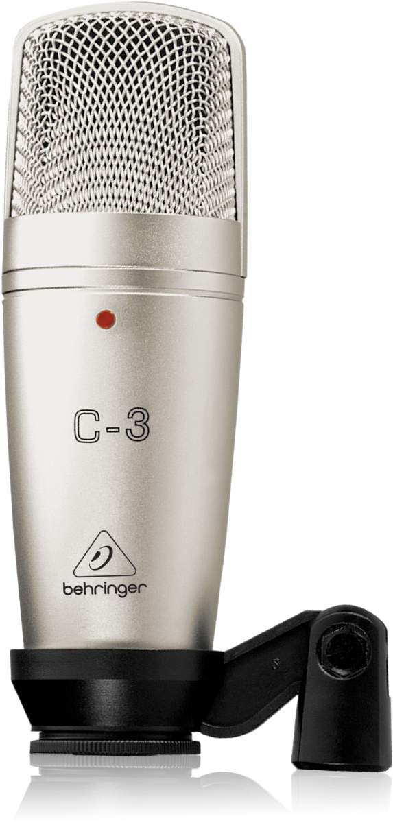 Producto - Micrófono Behringer C-3 Condensador Cardioide y Omnidireccional Plateado