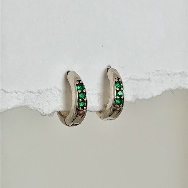 Producto - Argollitas Piedras Preciosas