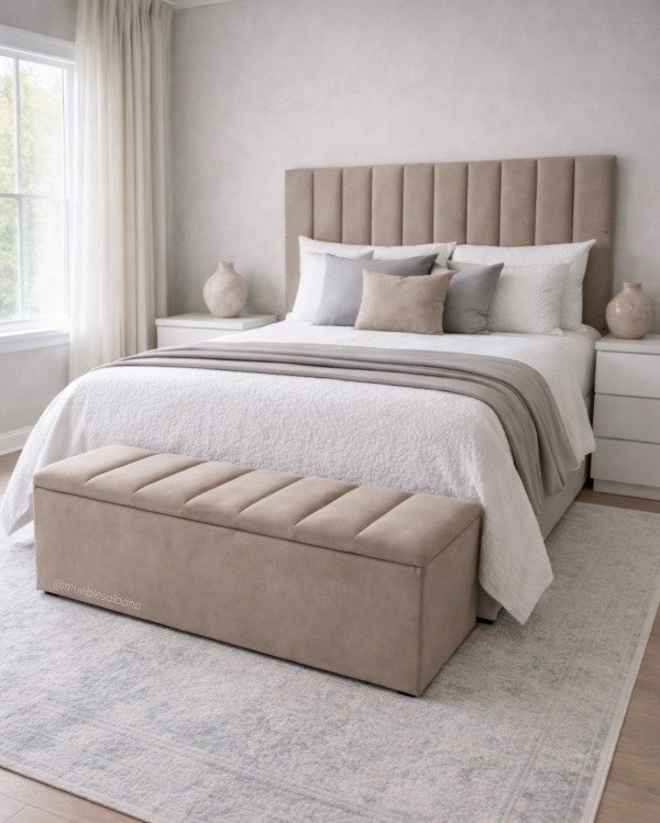 Producto - COMBO - Respaldo + Baulera - MARIS canelon