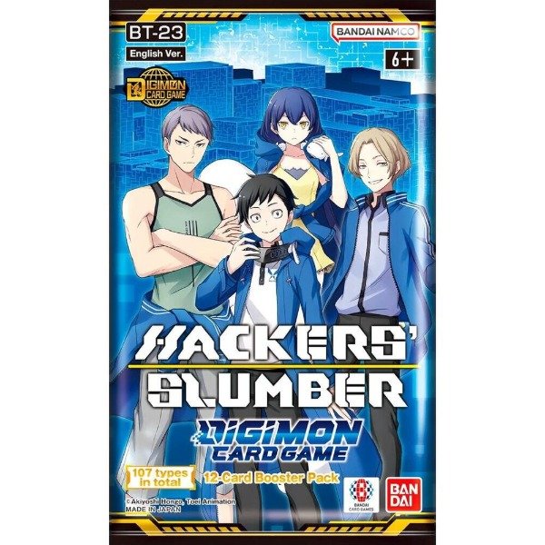 Producto - Hackers' Slumber Booster Pack - DIGIMON TCG ARGENTINA - BT-23 BANDAI
