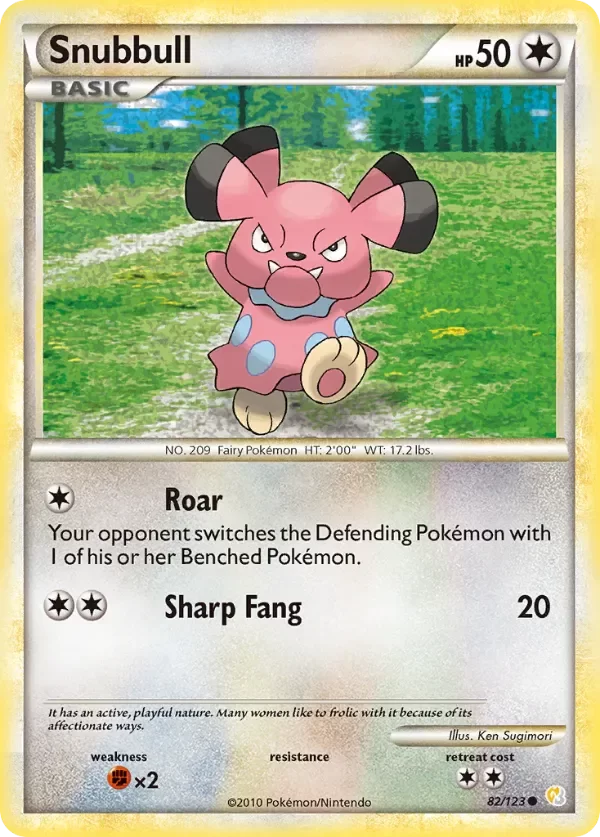 Producto - Snubbull 82/123 HeartGold and SoulSilver: Base Set