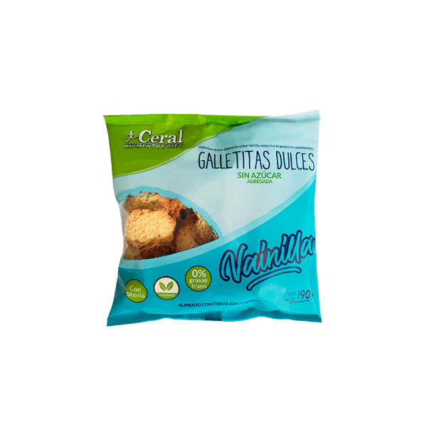 Producto - Galletitas dulces sin azúcar sabor Vainilla Ceral