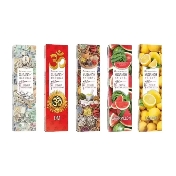 Producto - SAHUMERIOS GARDEN FRESH SUGANDH NATURAL 100gr x1