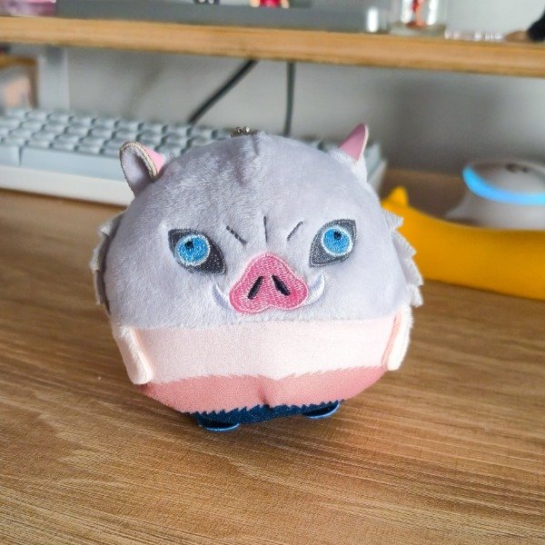 Producto - Peluche Fuwakororin Kimetsu No Yaiba - Inosuke Hashibira