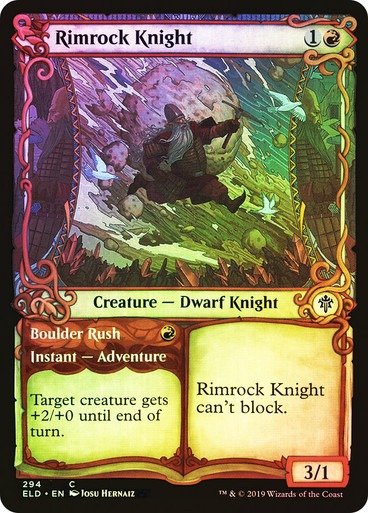 Producto - Rimrock Knight // Boulder Rush (Showcase Foil)