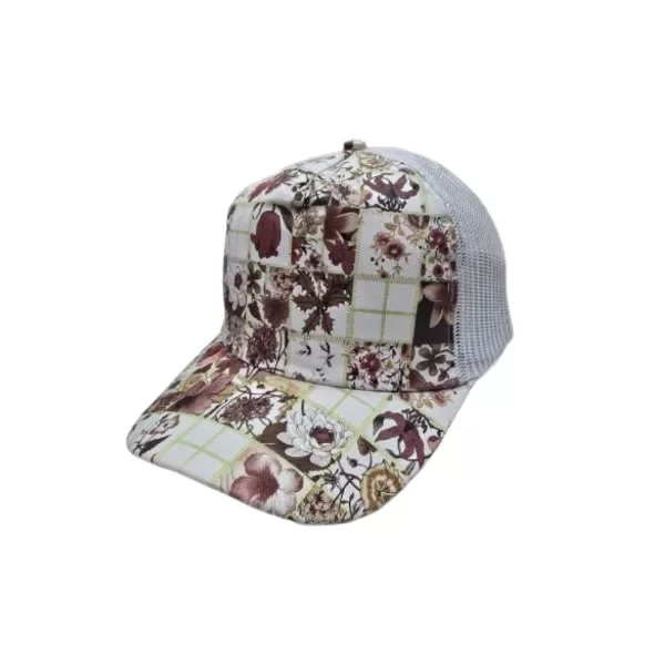 Producto - GORRA TRUCKER CON ESTAMPADO FLORES