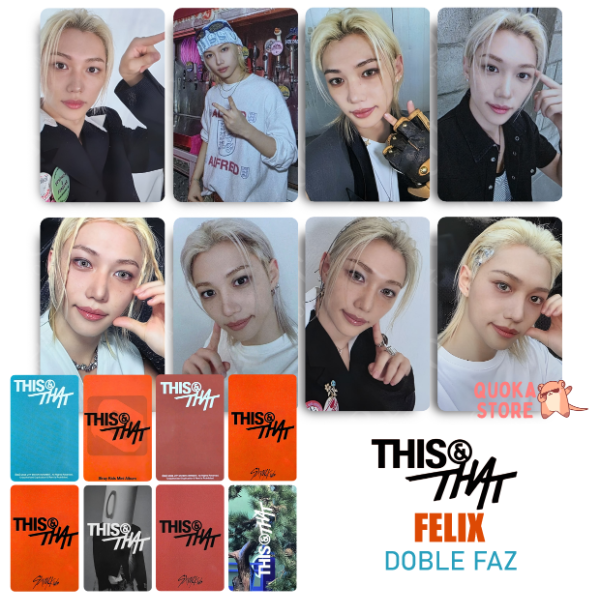 Producto - FELIX - Photocards Doble Faz Stray Kids 'THIS and THAT'