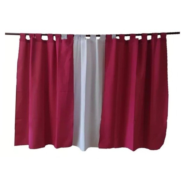 Producto - Cortina 3 Paños Fucsia