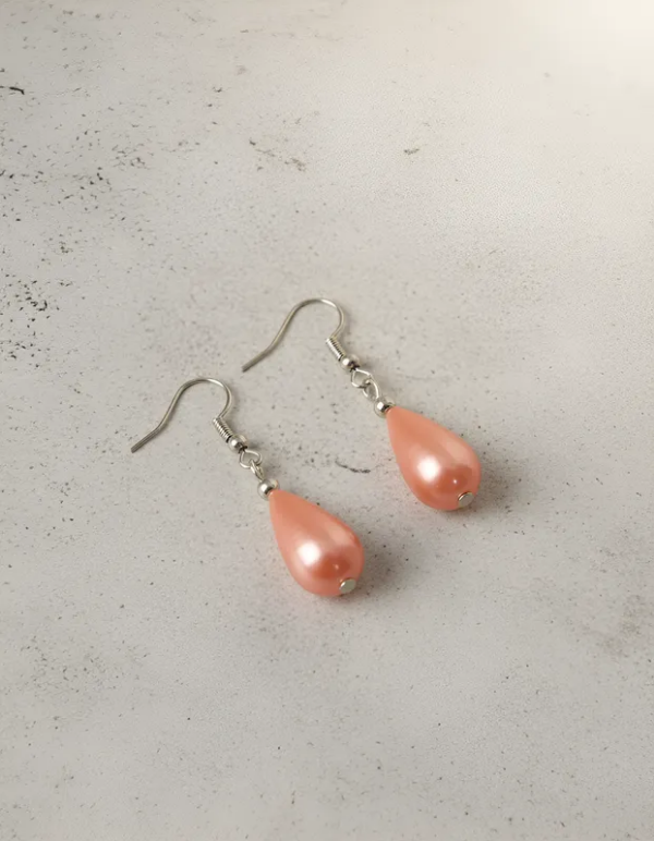Producto - Aros Gota Coral 2 cm