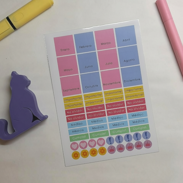 Producto - Stickers organizadores