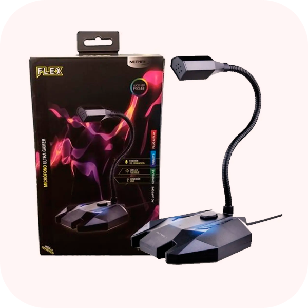 Producto - Microfono NETMAK NM-FLEX / RGB - 2