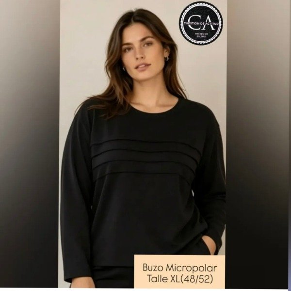 Producto - Buzo Micropolar con pespunte. Talle e/46y50 - 0