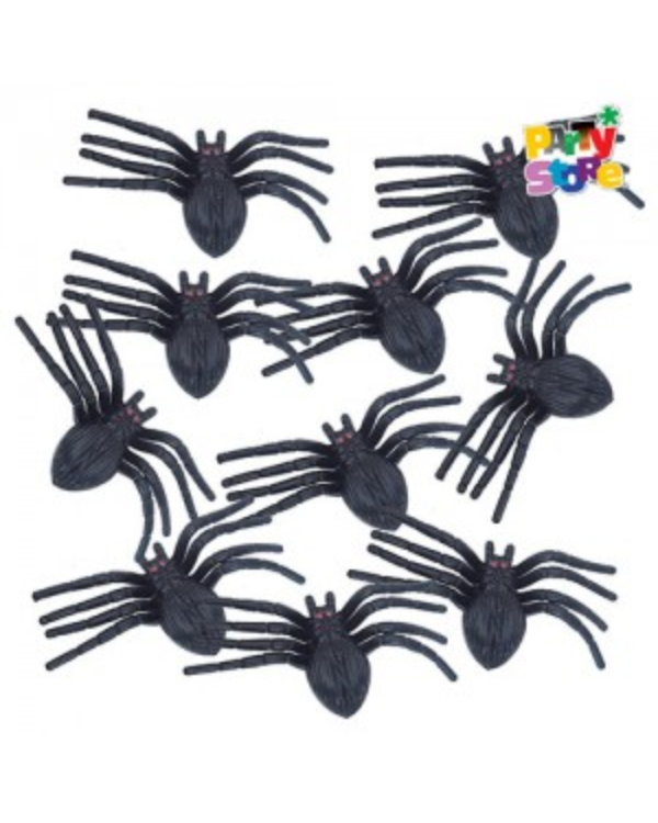 Producto - SET ARAÑAS x 10un. 3cm c/u